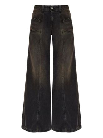 Diesel D-Akii front-pockets jeans - women - Cotton/Modal - 25/30 - Black