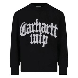 Carhartt Work in Progress Jersey Blackletter - Knitwear - Hombre - Negro - S