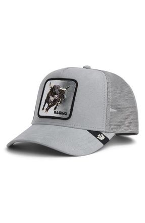 Goorin Brothers Silver Bull Patch Snapback Trucker Hat in Gloss at Nordstrom