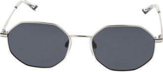 Bulget BGY3008 Polarized 09BP Mens Sunglasses Silver Size 52