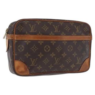 Louis Vuitton Pre-owned Clutch Bag - Dames - Pre-owned - Bruin - Maat: ONE Size Leer