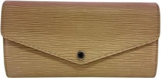 Louis Vuitton Pre-owned Wallets, female, Beige, Size: ONE SIZE Pre-owned Sarah Wallet