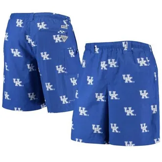 Columbia Mens Columbia PFG Royal Kentucky Wildcats Backcast II 8 Omni-Shade Hybrid Shorts at Nordstrom, Size Medium