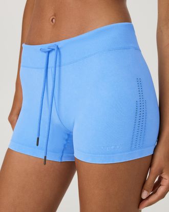 Vuori Clothing Pointelle Seamless Shorts 4 | Oasis Blue | XS, Size Extra Small