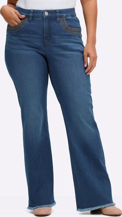 Sheego Bootcut-Jeans 1 Stk. tlg
