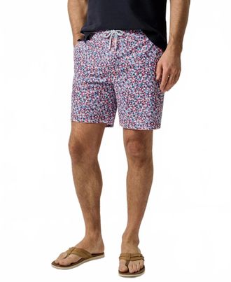 Johnnie-O Half Elastic Swim Trunk In Seeing Stars