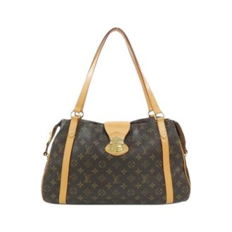 Louis Vuitton Pre-owned Shoulder Bags, female, Brown, Size: ONE SIZE Pre-owned Vintage Canvas Shoulder Bag