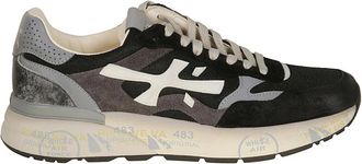 Premiata Mick 0.1 Sneakers - Heren - Sneakers - Zwart - 42 EU - Leer - Schoenen