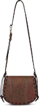 Etro Drya Arnica 1984 Small Crossbody Bag - Dames - Schoudertassen - Bruin - ONE Size - Katoen - Tassen