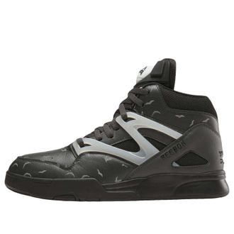 Reebok Pump Omni Zone II Retro Basketball Shoes Black Grey 100230644