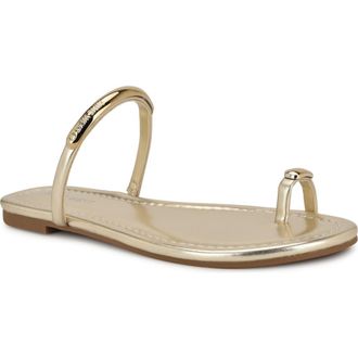Nine West Balon Slide Sandal in Gold at Nordstrom Rack, Size 6.5