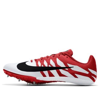 Nike Air Zoom Rival S 9 Spikes White Red 907564-605