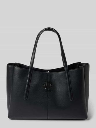 HUGO BOSS Shopper in Lederoptik Modell ANETT NEW L TOTE in Black, Größe 1