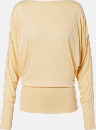 Toteme Top de jersey drapeado