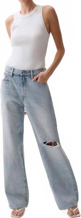 Pistola Denim Hendrix High Rise Baggy Fit Jeans In Revel Distressed