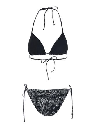 MC2 Saint Barth Girls Bikini Leah Teen Black Swimsuits Sea Clothing