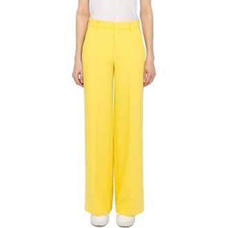 Zadig&Voltaire Wide Leg Pants in Banana at Nordstrom, Size 10 Us