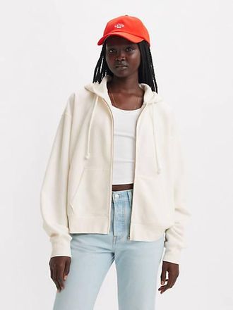 Levi's Everyday Zip Hoodie - Womens - XS - White