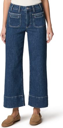 Paige Anessa Front Pocket Ankle Wide Leg Jeans in Navigator at Nordstrom, Size 28