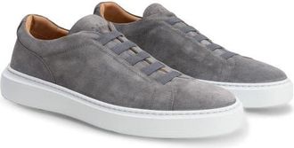 Robert Barakett Williams Stretch Lace Sneaker in Grey at Nordstrom, Size 10.5
