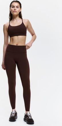 H&M Sculptmove high-waist leggings in Warm Brown at Nordstrom, Size Xx-Small