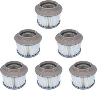 OEM Filtros De Repuesto Ulisem Mspa (paquete De 6) Para Bomba De Cartucho Fd2089, Compatibles Con Todos Los Spas Mspa Actuales