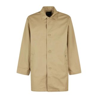 Carhartt Work in Progress Carhartt Wip, Single-Breasted Coats, male, Beige, Size: L Newhaven Coat