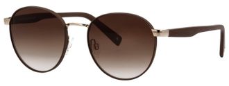 Brendel eyewear Sonnenbrille BRENDEL EYEWEAR, Damen, braun (unbeschwertes schokobraun), metallic, Sonnenbrillen Sonnenbrille, Form Trapez, Verlaufst&ouml;nung, Polyamid UV