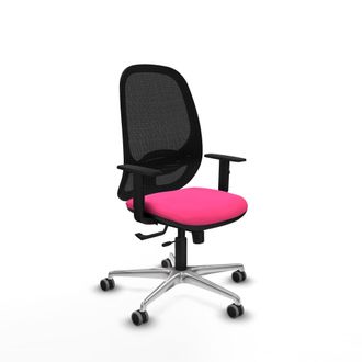 Piqueras y Crespo Silla De Oficina Piqueras Y Crespo Cilanco Negro Soporte Lumbar Ajustable