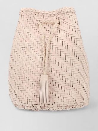 Dragon Diffusion bucket bag long strap braided tassel