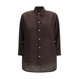 Citizens Of Humanity Brown Linen Womens Blouse