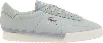 Lacoste Aura-sportschoenen met geribbelde zool voor dames (Grijs/Wit)