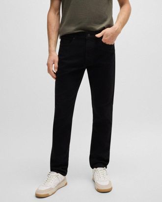 Boss Orange by Hugo Boss BOSS Orange DELAWARE BO Heren Slim Fit Comfort-Stretch Zwarte Jeans NOS