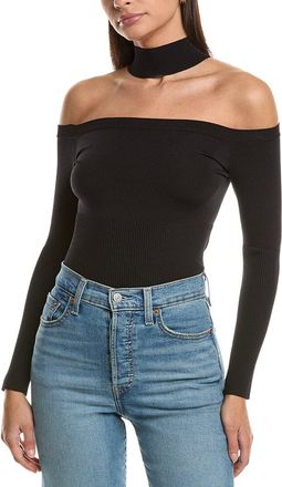 SIMKHAI Simkhai Lila Cold-Shoulder Pullover