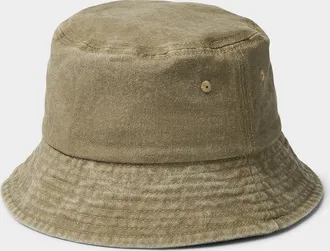 Simons Womens Faded cotton bucket hat