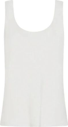 Seventy Top canotta in cady cr&ecirc;pe viscosa - Dames - Tops zonder mouwen - Beige - S - Tops
