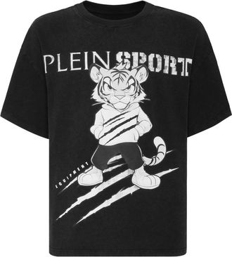 Plein Sport Tops, Heren, Zwart, 2Xl, T-Shirts