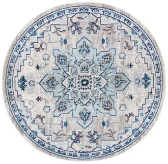 Safavieh Alfombra marfil/azul claro 152 x 152 cm