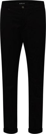Replay Mens Chinos in Black - Size 32W/30L