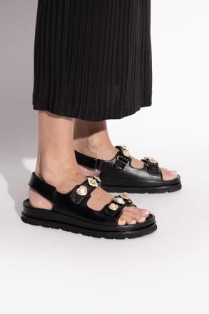 Stuart Weitzman Socharming Sandals, Womens, Black