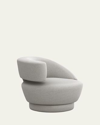 Interlude Home Arabella Left-Arm Swivel Chair