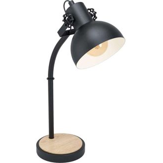 Eglo Lubenham Lampada da tavolo Nero/Marrone E27 28W