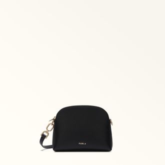 Furla Zelda Borsa A Tracolla Nero Nero Pelle Di Vitello Andromeda Donna