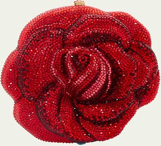 Judith Leiber New Rose Crystal Minaudiere