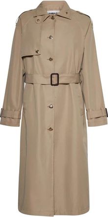 Silvian Heach Spegiom Trenchcoat - Dames - Trenchcoats - Beige - S - Katoen - Jassen