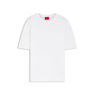 HUGO BOSS Waffle-knit sweater in cotton