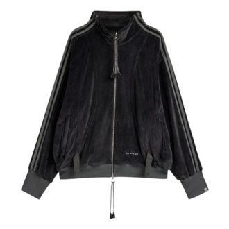 adidas x Song For The Mute 006 Velvet Relaxed Track Jacket Black KC0317