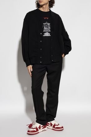 Iceberg T-shirt With Print, Mens, Black