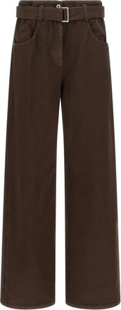 Brunello Cucinelli Mujer, Vaqueros, Marr&oacute;n, Talla: 2XS