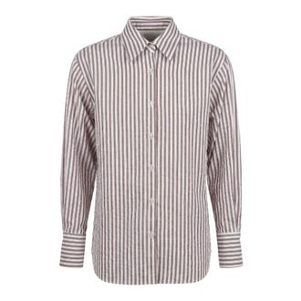 Alysi Shirts, female, Multicolor, Size: S Camicia Regular a righe